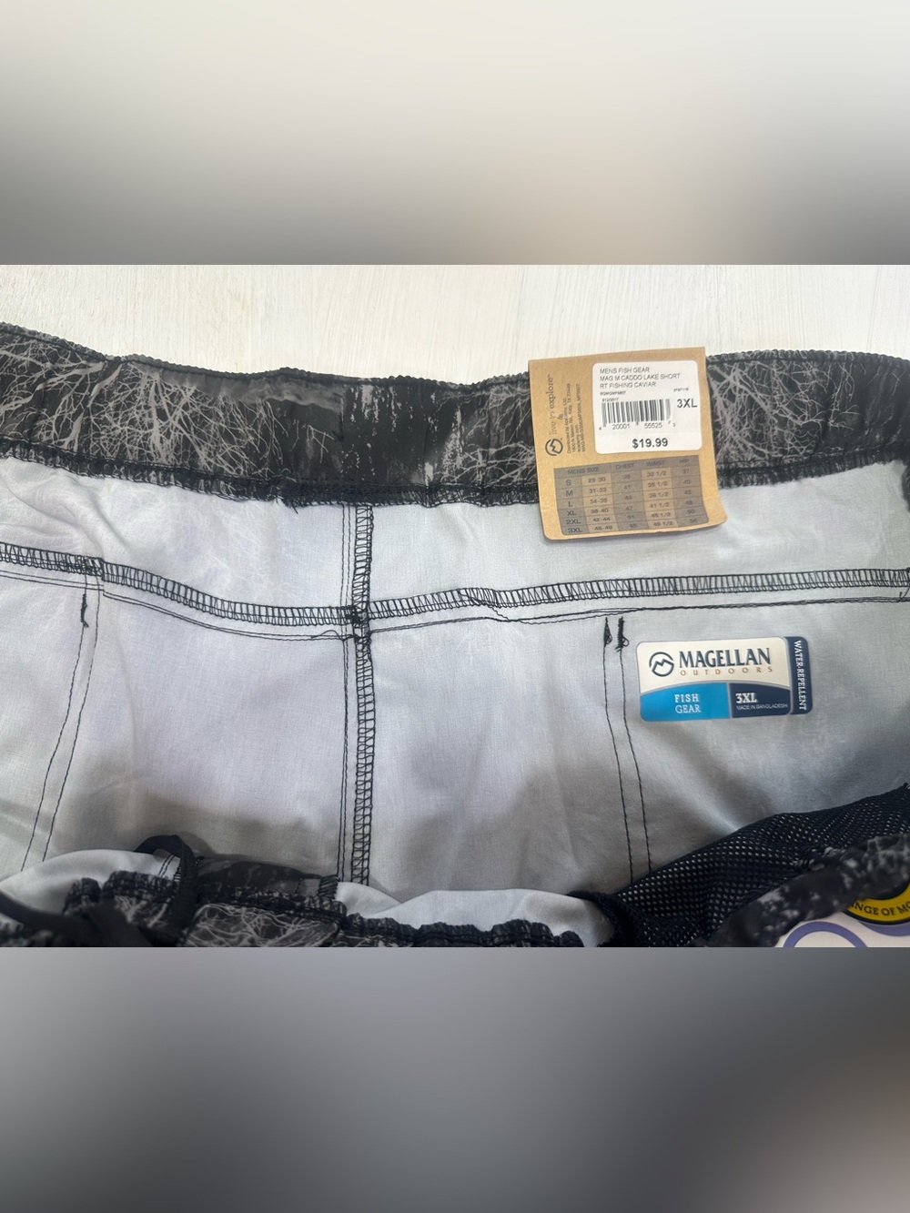 Magellan Fish Gear Shorts Lot of 3 Mens 3XL Fishing Cargo Performance NWT - Picture 4 of 14